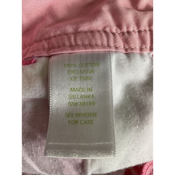 Lilly Pulitzer Womens Callie Pink Day Lilly Scalloped Hem Shorts Size 2 - Picture 9 of 9